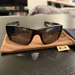 Oakley Fuel Cell Ducati Black Matte Rectangle Sunglasses Microfiber Pouch/Cloth